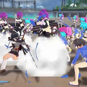 Senran Kagura Estival Versus - Schlägerei