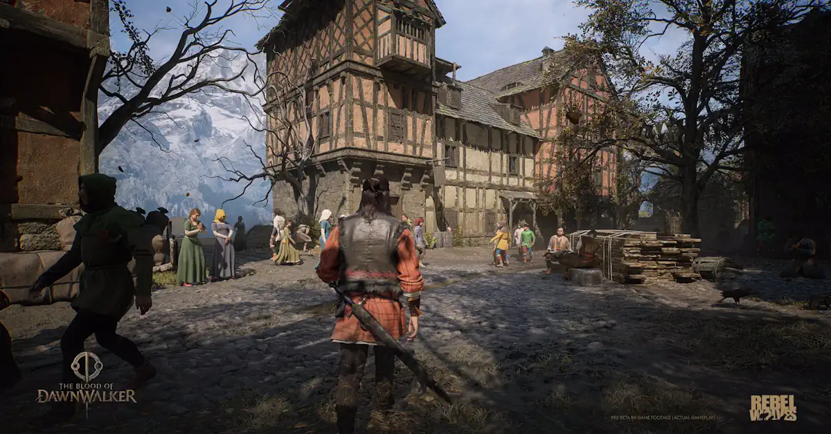 The Blood of Dawnwalker führt einen dynamischen Tag-Nacht-Zyklus ein, der sowohl den Protagonisten als auch die Welt grundlegend verändert