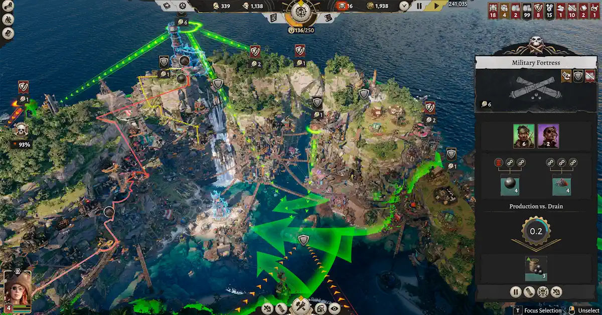 Corsair Cove fordert vertikale Expansion an schroffen Klippenwänden