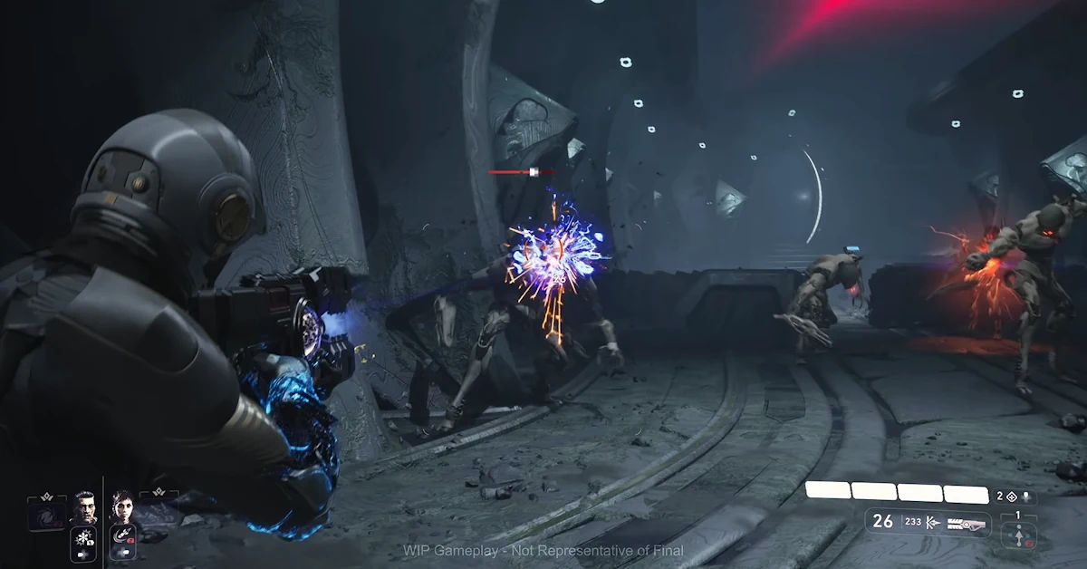 Close-Quarter-Action auf der antiken Celestials-Plattform Khonsu Close-Quarter-Action auf der antiken Celestials-Plattform Khonsu