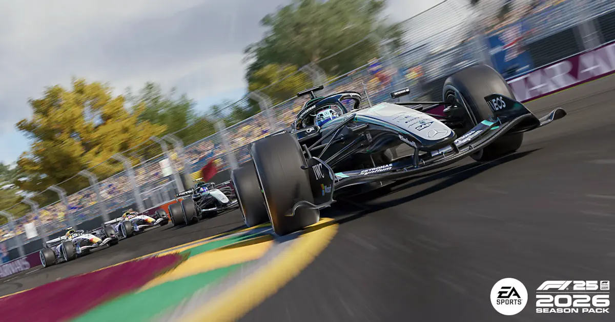 Das kommende 2026 Season Pack führt eine komplett neu entwickelte Generation leichterer und kompakterer Formel-1-Autos ein Das kommende 2026 Season Pack führt eine komplett neu entwickelte Generation leichterer und kompakterer Formel-1-Autos ein