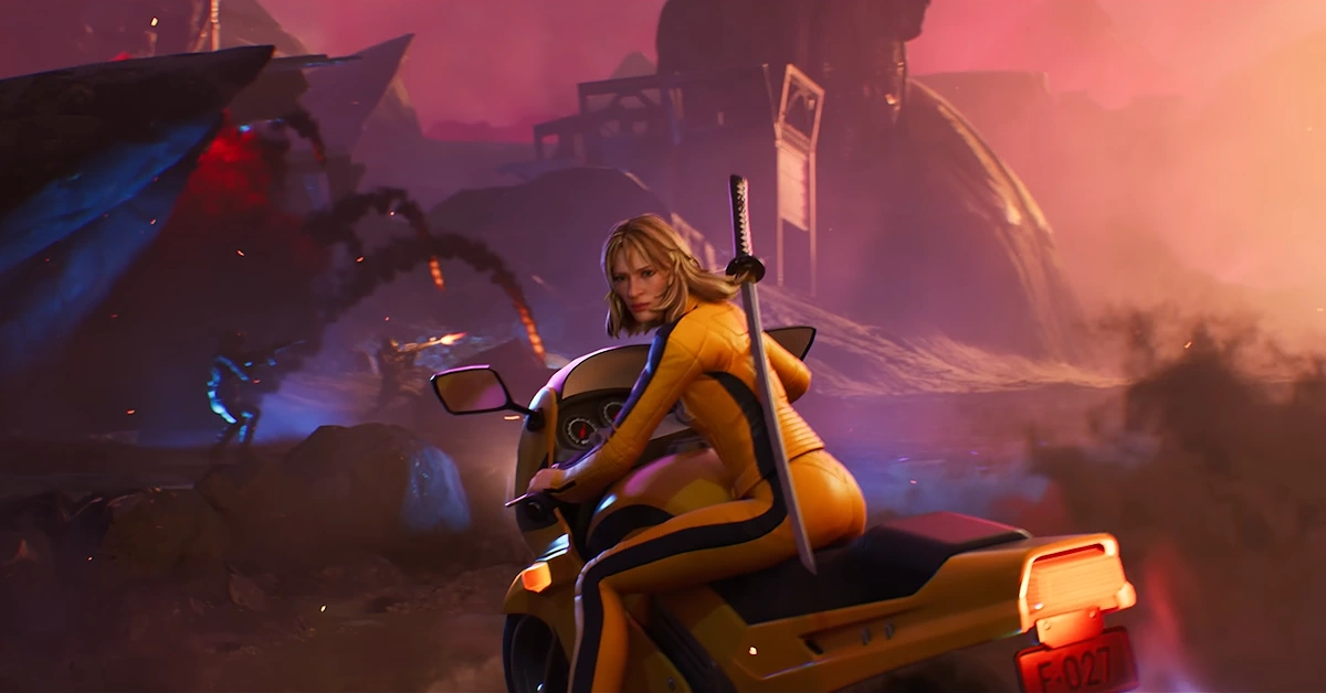 Teaser zum Fortnite Kapitel 6 Zero Hour Event, mit einem ganzen Ensemble an Crossover-Charakteren.