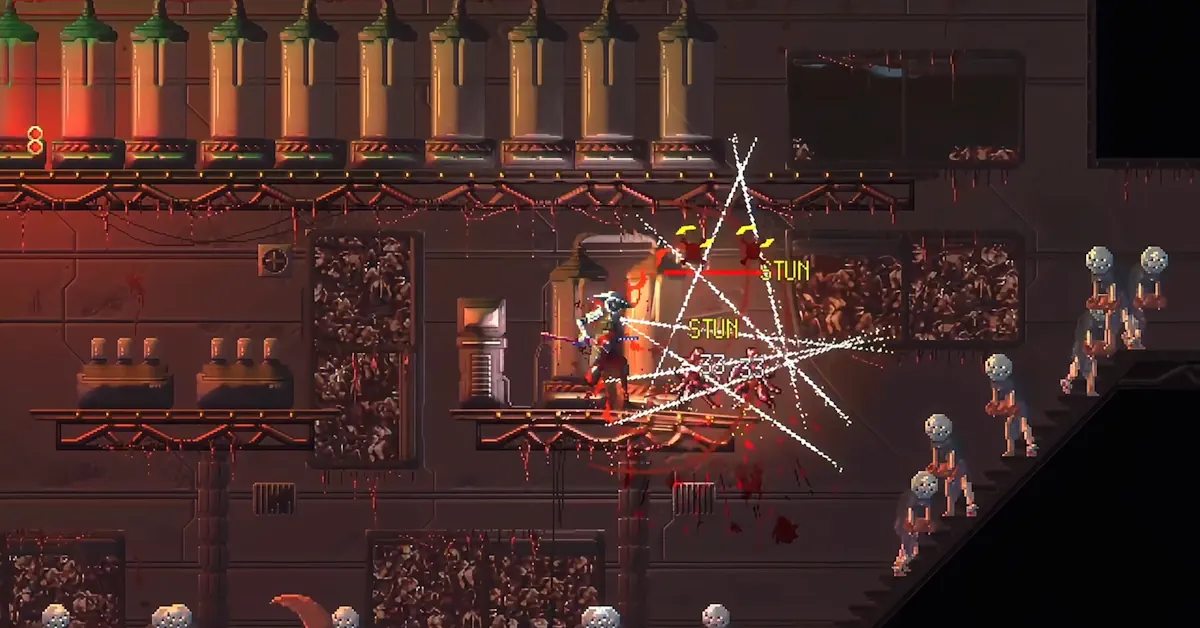 Entwickler Voidmaw hat das Sci-Fi-Roguelite Katanaut mit einem gewaltigen Inhalts-Patch erweitert