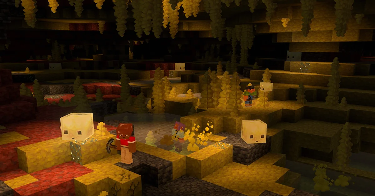 Das Chaos Cubed-Update führt physikbasierte Kreaturen und hochgradig reaktive unterirdische Biome in beide Hauptversionen von Minecraft ein