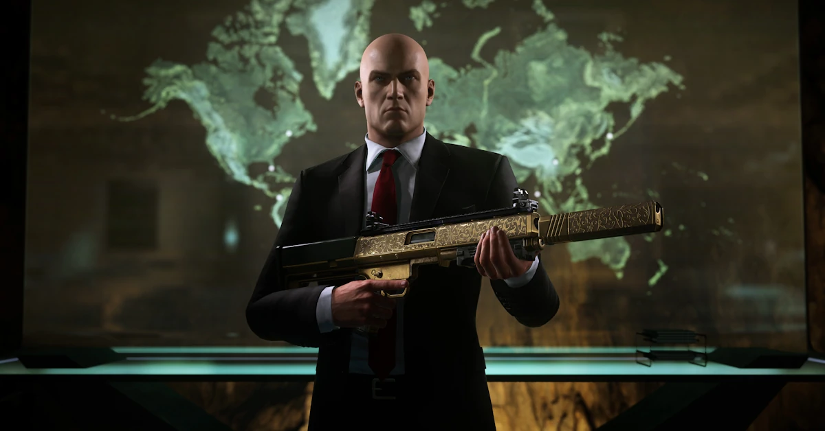 Offizielles Artwork von Agent 47 in Hitman World of Assassination
