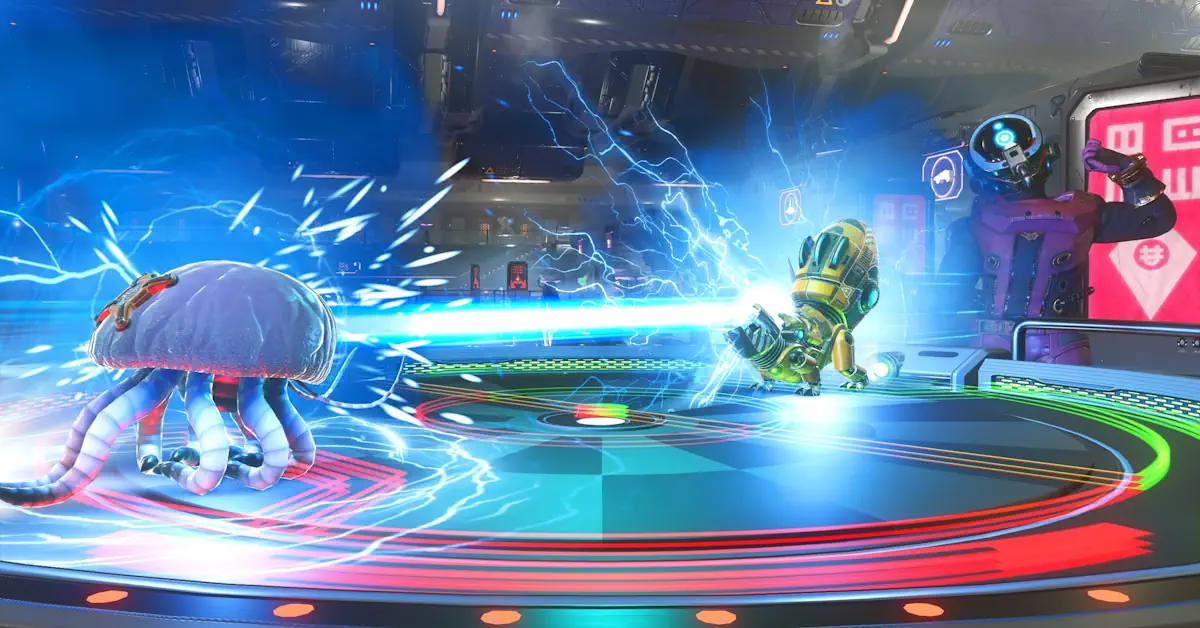 La actualización Xeno Arena permite a los jugadores capturar, entrenar y combatir con la infinita fauna del universo La actualización Xeno Arena permite a los jugadores capturar, entrenar y combatir con la infinita fauna del universo