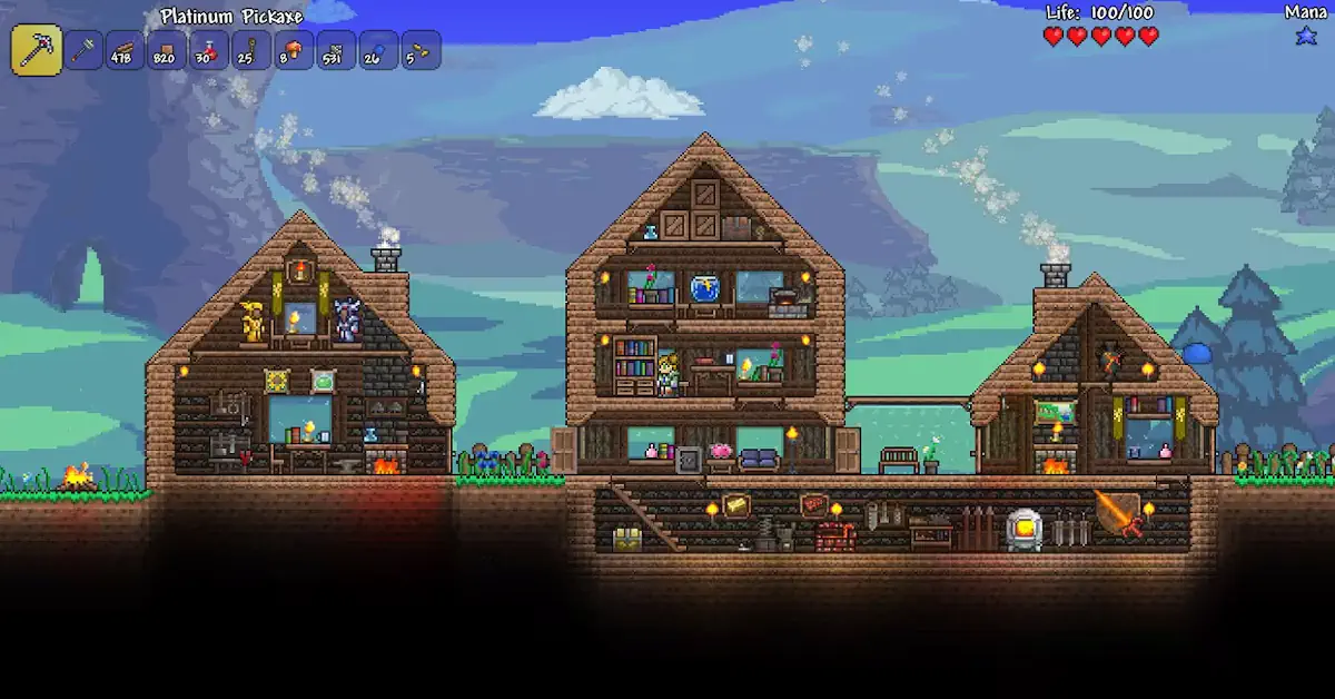 Terraria: Das kostenlose PS4- & PS5-Spiel mit über 200 Stunden endlosem Abenteuer