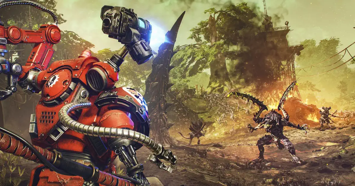 Der Techmarine gesellt sich als siebte spielbare Klasse in Patch 12 zu Space Marine 2 Der Techmarine gesellt sich als siebte spielbare Klasse in Patch 12 zu Space Marine 2