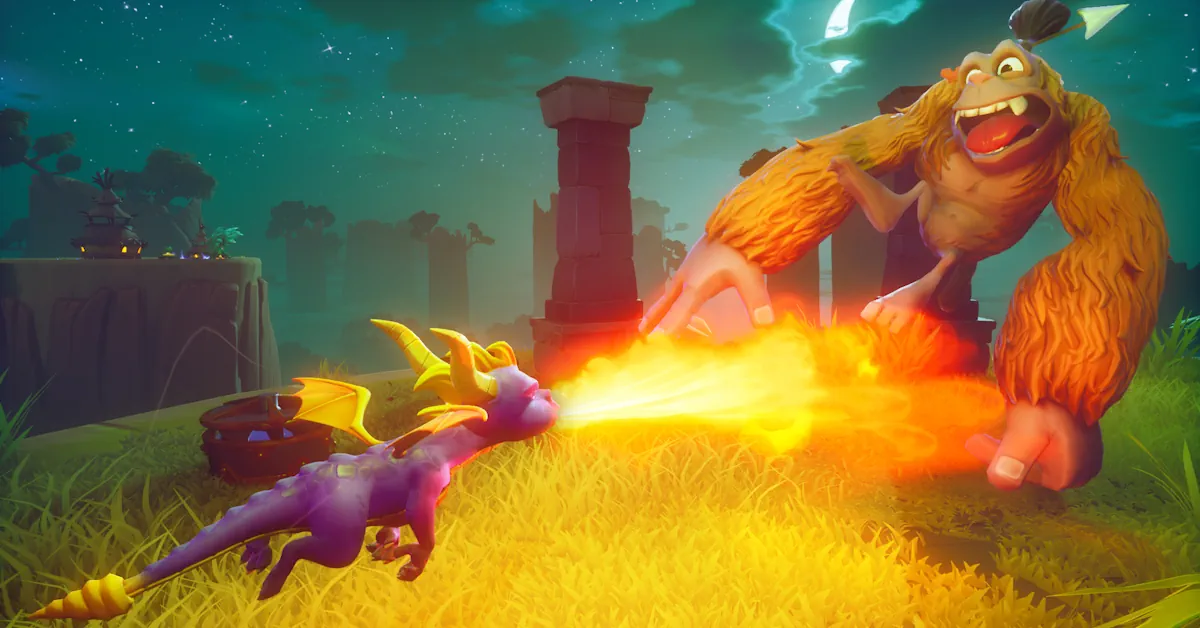 Spyro the Dragon in der Reignited Trilogy, bereit für ein neues Abenteuer