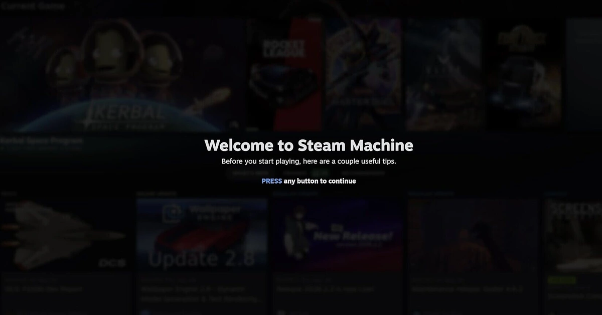 Die Steam Machine wird eine Welcome Tour bieten, die kürzlich online geleakt wurde Die Steam Machine wird eine Welcome Tour bieten, die kürzlich online geleakt wurde