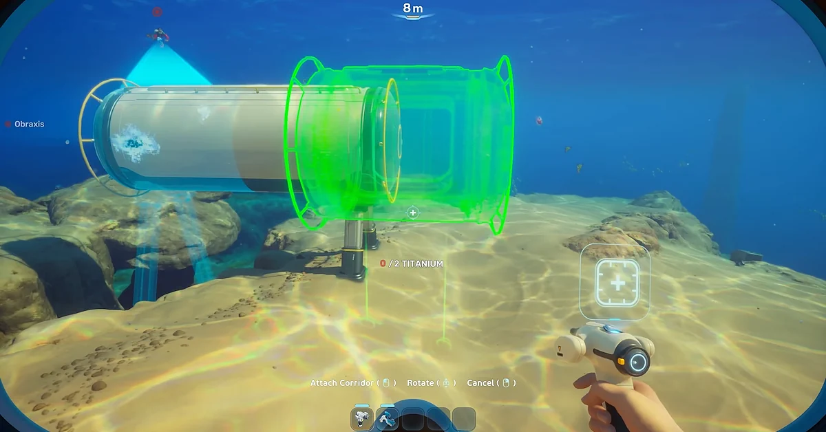 Das neue skulpturale System in Subnautica 2 lässt dich Bases ohne strikte Raster-Grenzen bauen