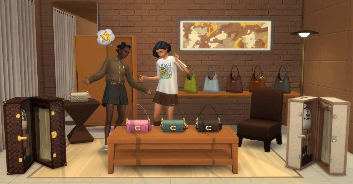 Die Sims 4 Coach-Kollektion bringt Luxusmode ins Spiel mit dem Update vom Januar 2026