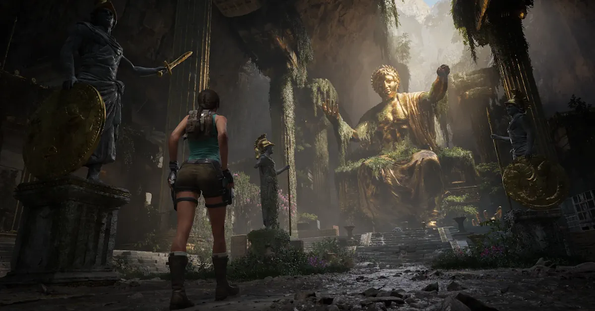 Crystal Dynamics und Flying Wild Hog bauen Lara Crofts Fortbewegungsmechaniken von Grund auf neu