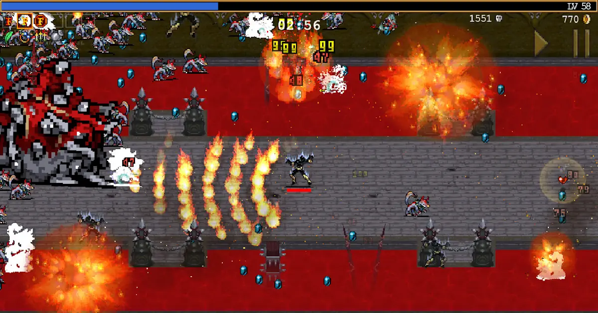 Die Erweiterung Legacy of the Bloodmoon bringt den Orden des Roten Mondes zu Vampire Survivors