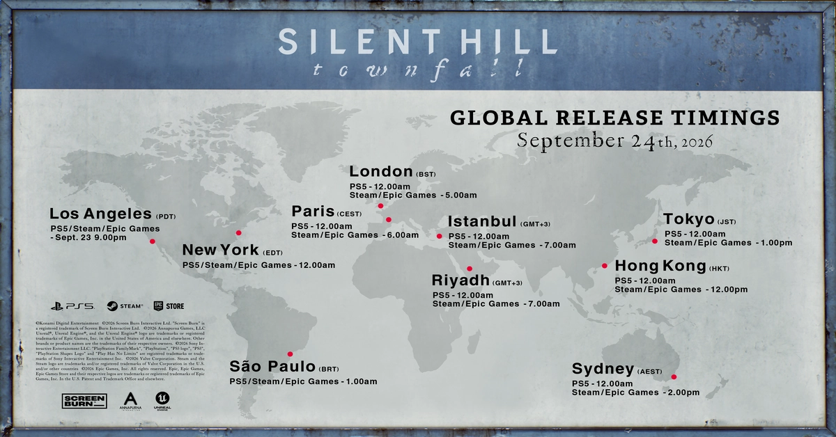 Silent Hill Townfall Launch Times