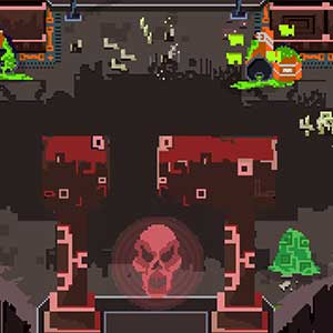 Schädel auf dem Tor