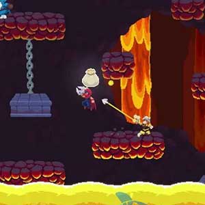 Auf jedem Block springen