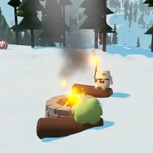 Sledding Game - Lagerfeuer
