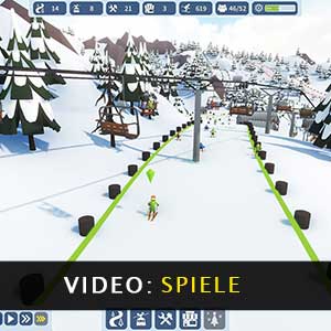 Snowtopia Ski Resort Builder Gameplay Video