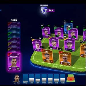 Sociable Soccer 24 - Spieler-Auswahl