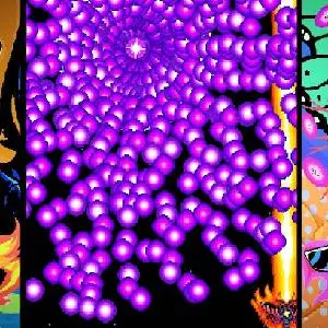 Space Moth DX - Neon-Kugel-Angriff