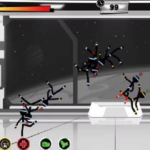 Stickman Fighting - Weltraumkampf