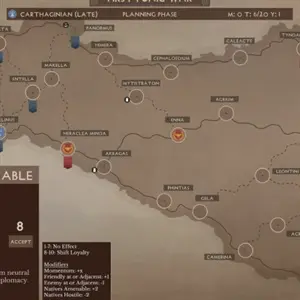 Strategos - Diplomatie-Würfeltabelle