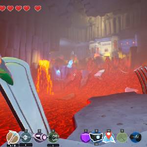 Supraland Six Inches Under - Magma-Boden