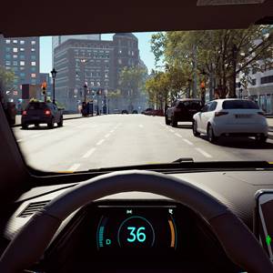 Taxi Life A City Driving Simulator - Innere eines Taxis