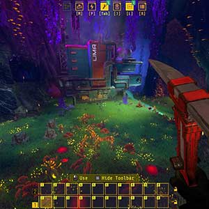 Techtonica sammle Ressourcen