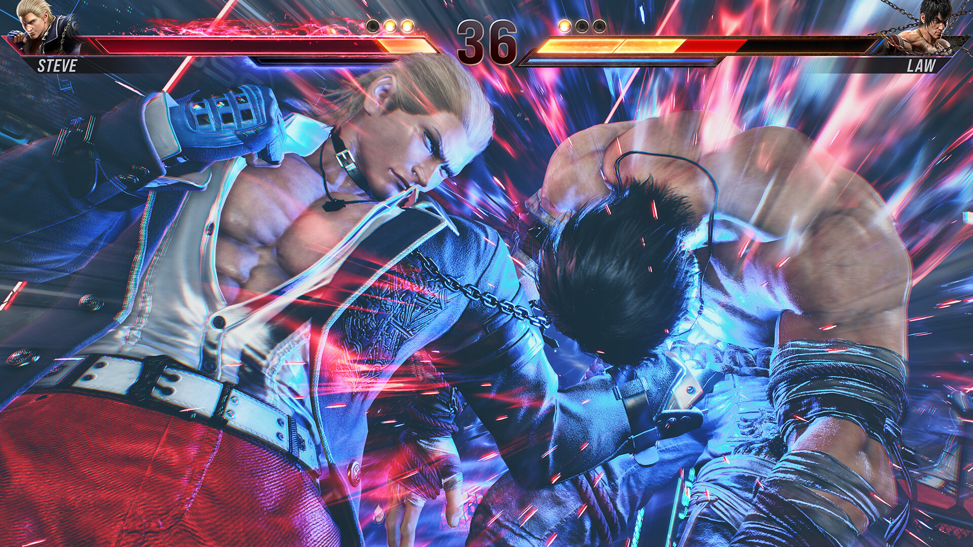 TEKKEN 8 Charaktere stehen sich vor einem Match gegenüber