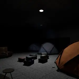 Terminal Shift - Indoor-Campingplatz