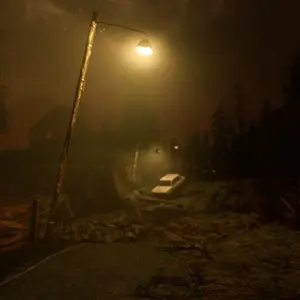 The Alien Cube - Straßenlaterne