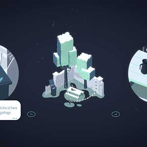 in der Nähe des Mülls