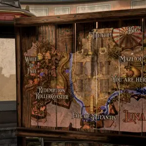 The Amusement VR - Luna-Park-Karte