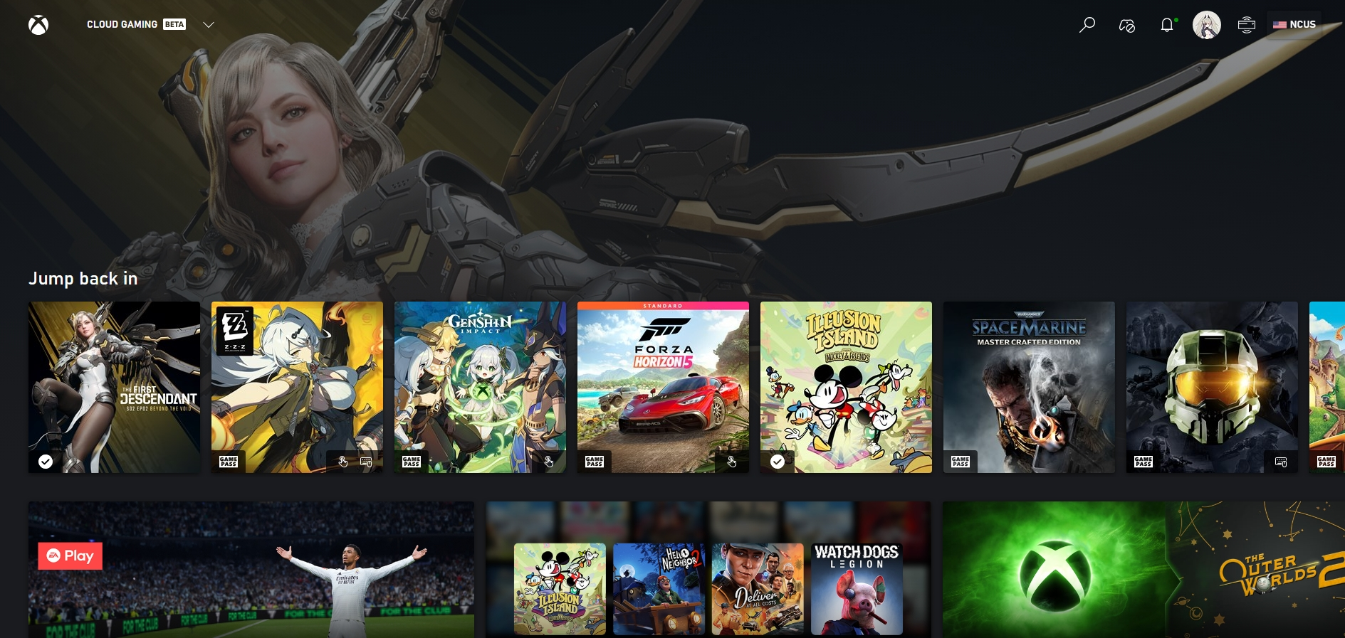 the first descendant xbox cloud gaming