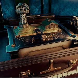 The House of Tesla - Miniatur-Bahnhof