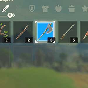 The Legend of Zelda Breath of the Wild - Inventar