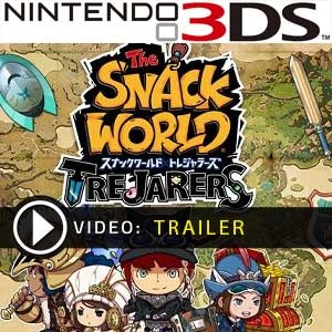The Snack World Trejarers 3Ds