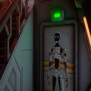 RT-217NP Roboter im Raumschiff