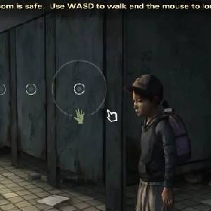 The Walking Dead Season 2 Badezimmer-Stall