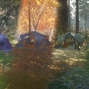 theHunter Call of the Wild Tents and Ground Blinds - Verschiedene Jahreszeiten