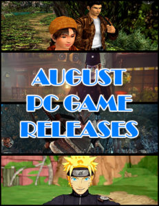 Keyforsteam August PC Spiele Release