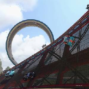 TrackMania 2 Lagoon - Achterbahn