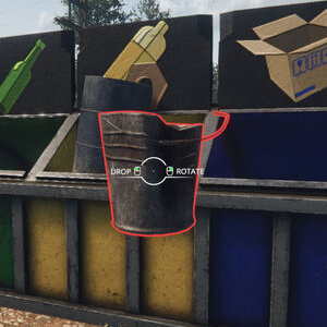 Train Station Renovation - Mülleimer