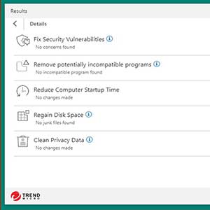 Trend Micro Internet AntiVirus - Optionen