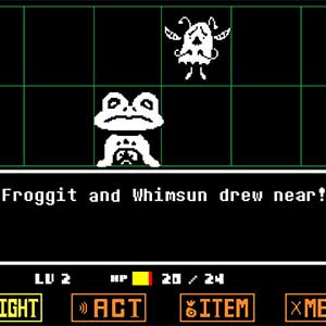 Undertale Froggit und Whimsun