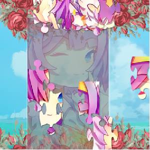 Wet Dreams Rosa Haar Mädchen