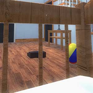 Whos Your Daddy Aus dem Gitterbett schauend