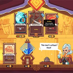 Wildfrost - Shop im Spiel